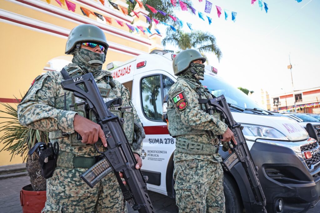 Cuautlancingo, El Buen Fin, operativo de seguridad