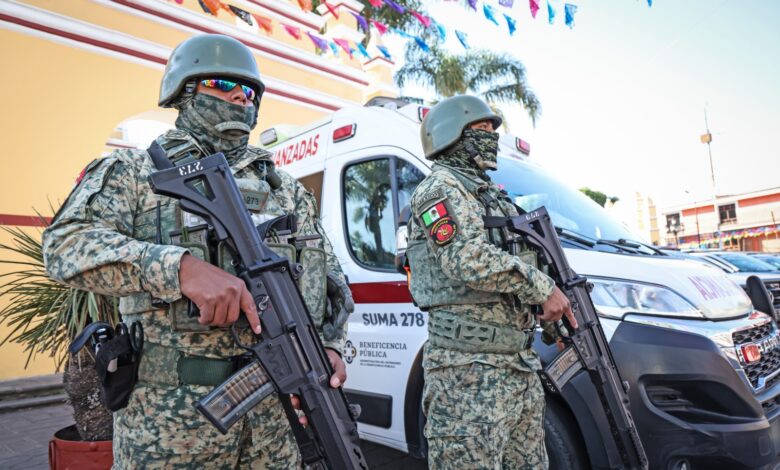 Cuautlancingo, El Buen Fin, operativo de seguridad