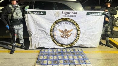 Guardia Nacional, Amozoc, droga, operativo
