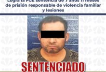 sentencia, violencia familiar, lesiones, FGE, Eloxochitlán