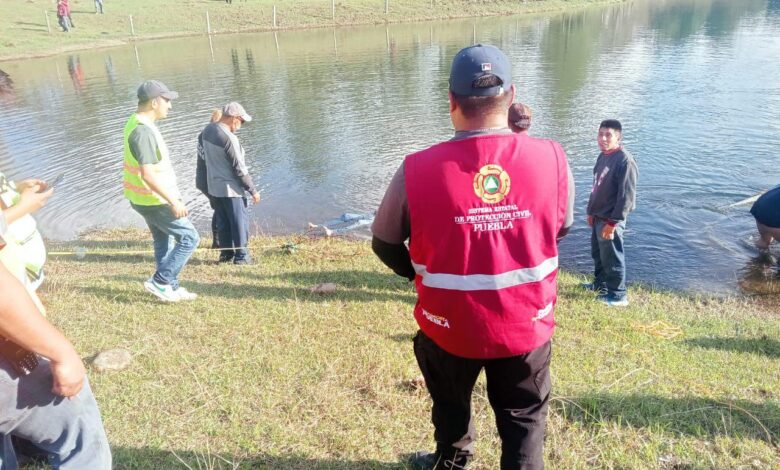 ahogado, menor de edad, presa, Tenango de las Flores, cuerpos de emergencia
