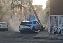 choque, patrulla, SSC, Rancho Colorado