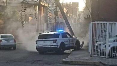 choque, patrulla, SSC, Rancho Colorado