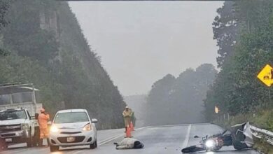 accidente, motociclista, Teziutlán-Virreyes, Tlatlauquitepec