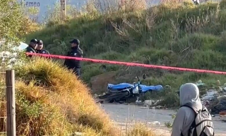 ejecutado, Xochimehuacán, motociclista, FGE, investigaciones