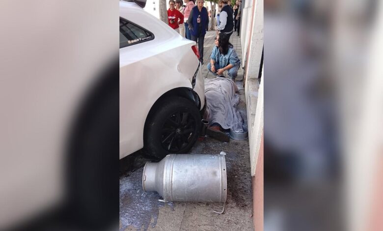 vendedor de leche, lechero, Santiago, Posgrados UPAEP, Barrio de Santiago, accidente