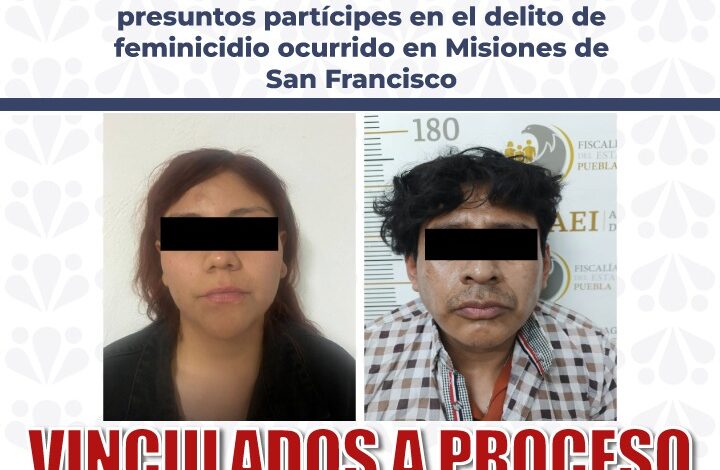 vinculación a proceso, feminicidio, Coronango, Misiones de San Francisco, FGE