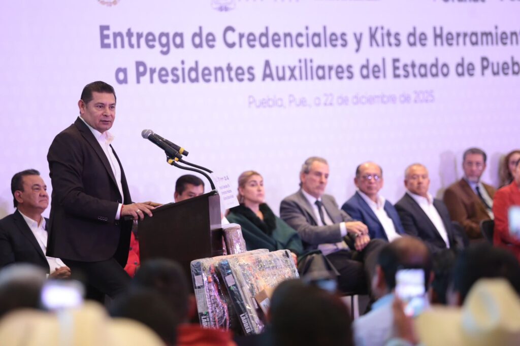 Gobierno de Puebla, Alejandro Armenta, juntas auxiliares, obra comunitaria