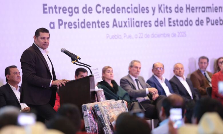 Gobierno de Puebla, Alejandro Armenta, juntas auxiliares, obra comunitaria