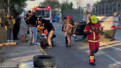 volcadura, DiDi, Calzada Zaragoza, Los Fuertes, paramédicos de Cruz Roja
