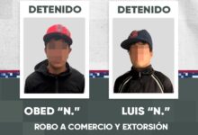 detenidos, robo, Oxxo, extorsión, robo a comercio