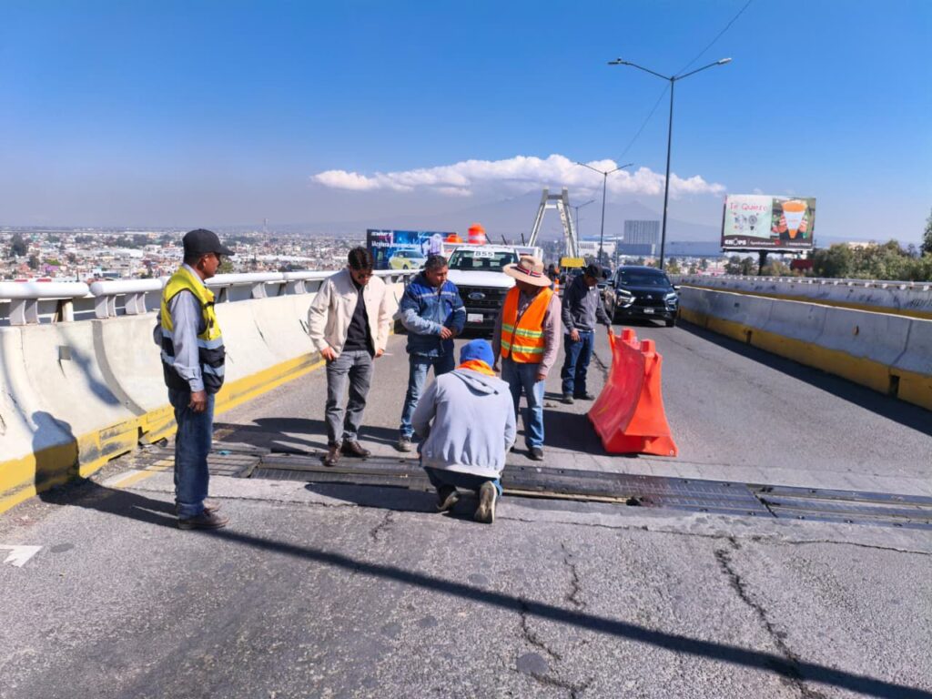 Secretaría de Infraestructura, Gobierno de Puebla, Calzada Zaragoza, daño estructural, mantenimiento