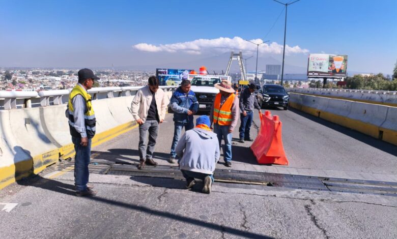 Secretaría de Infraestructura, Gobierno de Puebla, Calzada Zaragoza, daño estructural, mantenimiento