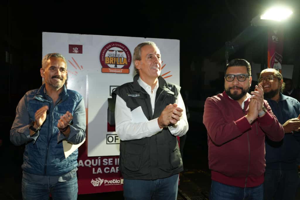 Gobierno de la Ciudad, Pepe Chedraui, Senderos de Paz, Puebla Brilla