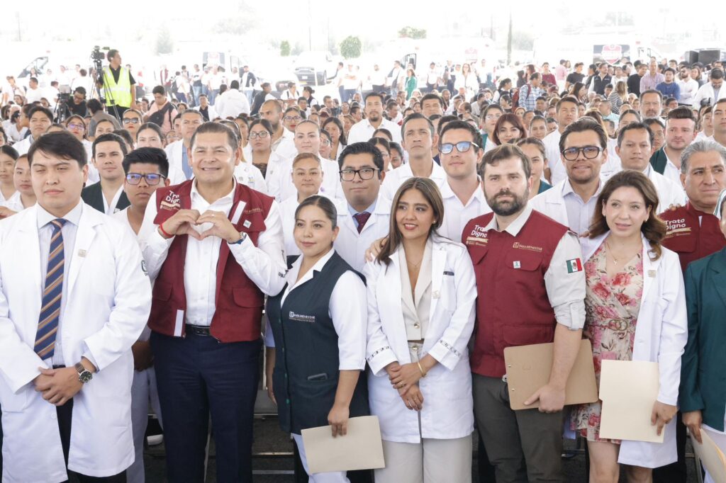 IMSS-Bienestar, unidades, rehabilitación, inversión en hospitales, Gobierno de Puebla, Alejandro Armenta