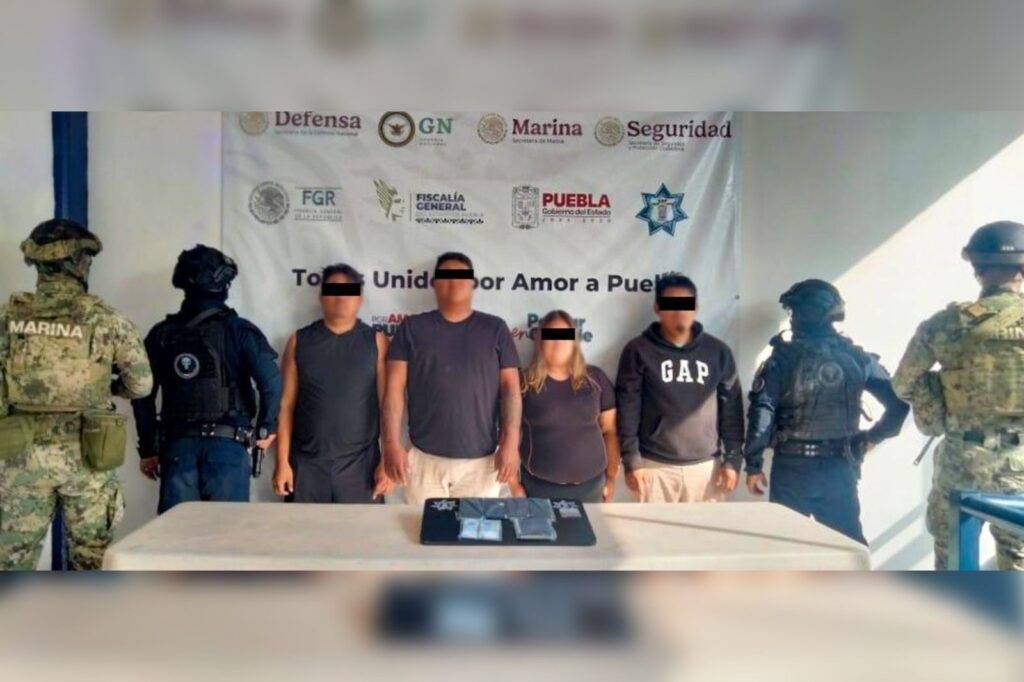operativo, detenidos, SSP, Marina, Tehuacán, extorsionadores, comerciantes
