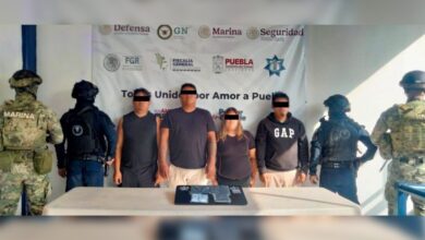 operativo, detenidos, SSP, Marina, Tehuacán, extorsionadores, comerciantes