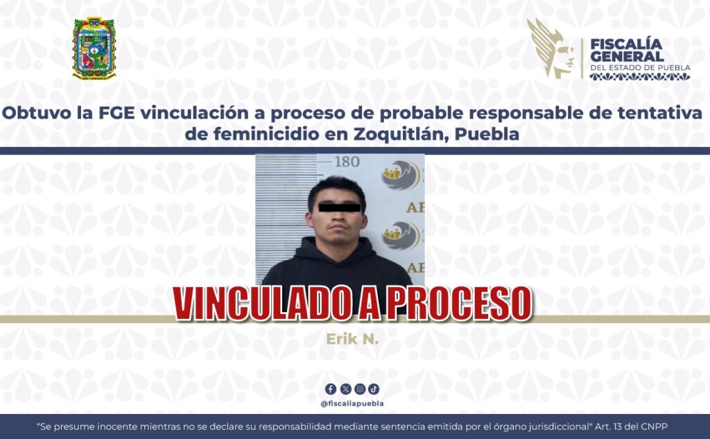 FGE, aprehensión, tentativa de feminicidio, Zoquitlán