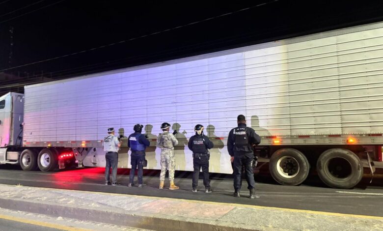 robo de tractocamión, operativo, SSP, Cuapiaxtla de Madero