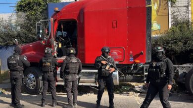 detenido, SSP, robo de tractocamión, persecución, operativo, autopista México-Puebla, Central de Abasto