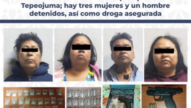 FGE, operativo, cateo, Tepeojuma, narcomenudistas, detenidos