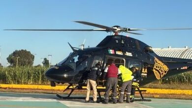 traslado aéreo, helicóptero, Izúcar de Matamoros, Hospital General del Sur, dengue