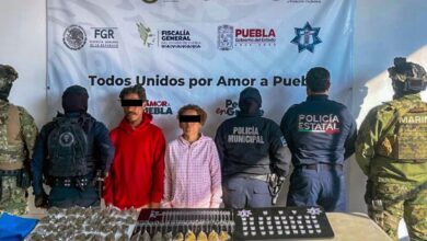 detenidos, narcomenudistas, Tehuacán, SSP, Marina, Policía Municipal