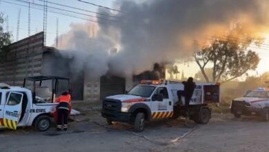 incendio, Xoxtla, Coronango, robo de material, PC, Bomberos