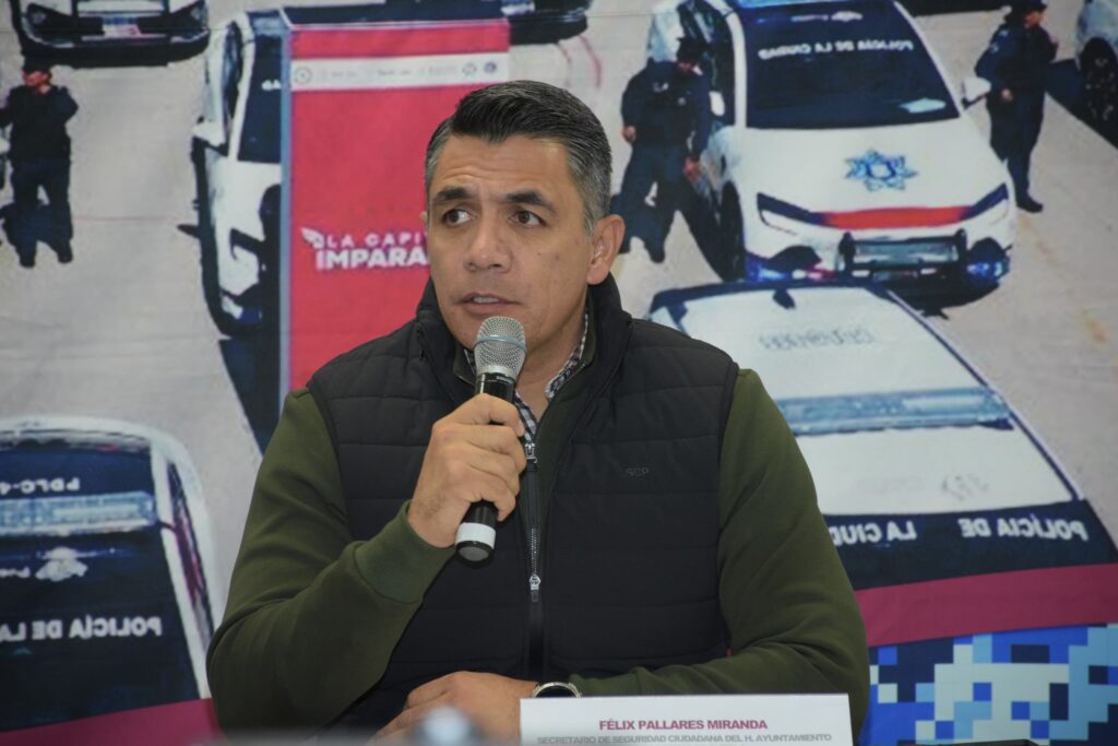 zona Centro, Puebla capital, robo de autopartes, SSC, Félix Pallares Miranda