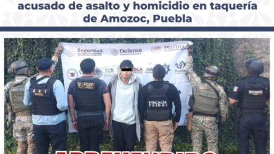 homicidio, El Asadito, taquería, Amozoc, La Familia Michoacana, El Ratón, detenido