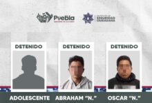 detenidos, SSC, San Rafael Oriente, robo de vehículo, robo a comercio