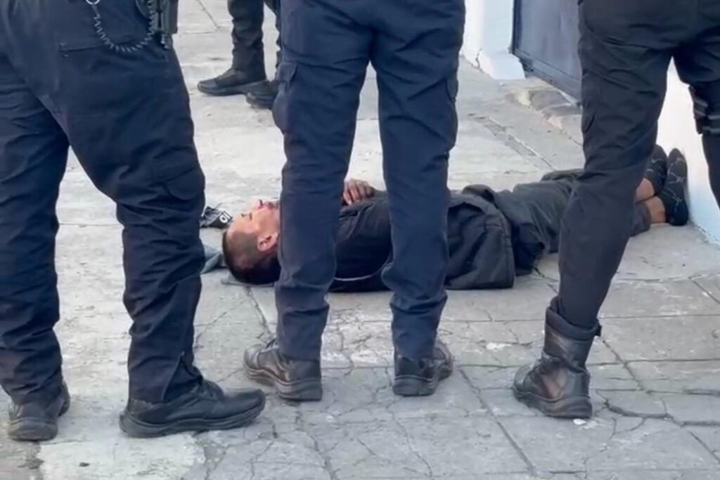 golpiza, ladrón, autopartes, Santa María, 46 Poniente