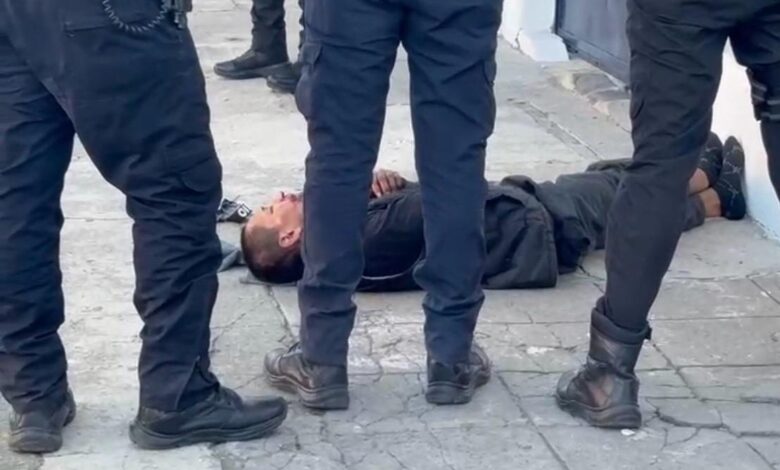 golpiza, ladrón, autopartes, Santa María, 46 Poniente