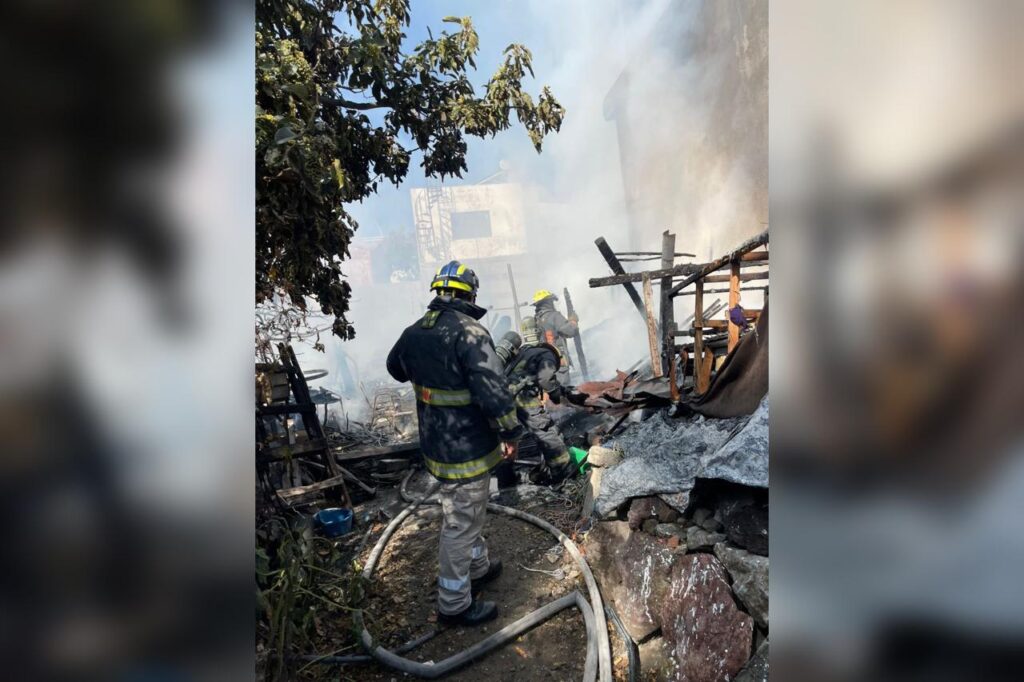 incendio, Ampliación Guadalupe Hidalgo, muerto, material reciclable, Bomberos, Protección Civil, FGE
