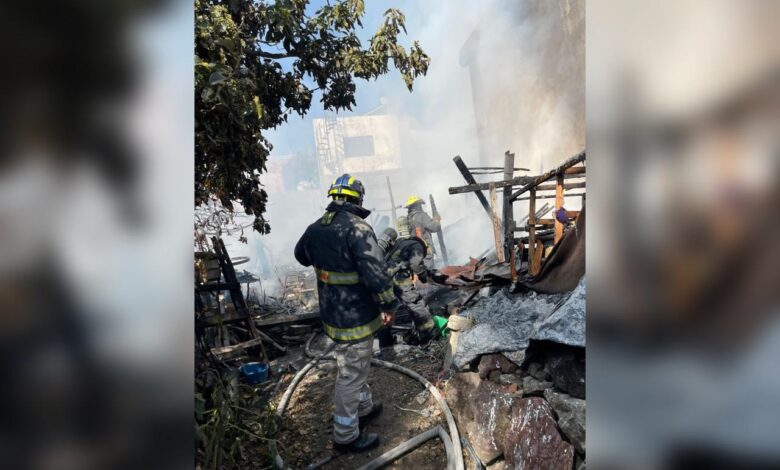 incendio, Ampliación Guadalupe Hidalgo, muerto, material reciclable, Bomberos, Protección Civil, FGE