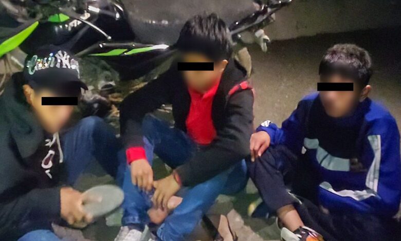 adolescentes, detenidos, Huejotzingo, Arco Poniente, Policía Estatal, SSP