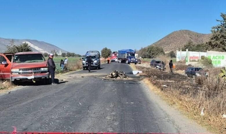 accidente, Palmar de Bravo, motociclistas, choque