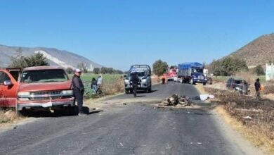 accidente, Palmar de Bravo, motociclistas, choque