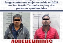 detenidos, Texmelucan, ataque, balazos, mujer, FGE, investigaciones