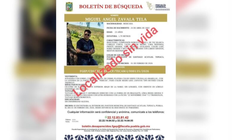 descuartizado, Valsequillo, Guadalupe Victoria, Santiago Acatlán, Tepeaca, Miguel Ángel Zavala Tela