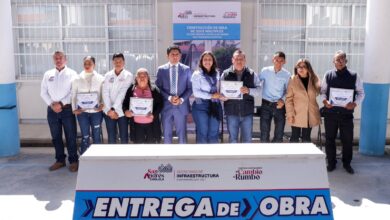 Lupita Cuautle, San Andrés Cholula, aula equipada, infraestructura, San Francisco Acatepec