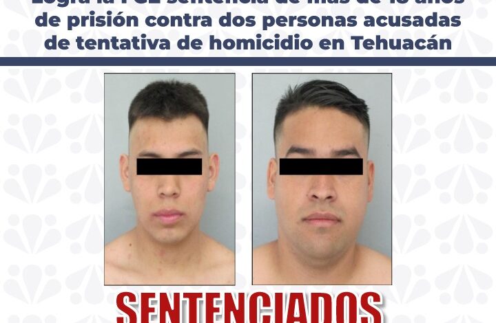 tentativa de homicidio, sentencia, Tehuacán, FGE, investigaciones, La Casa de la Manguera