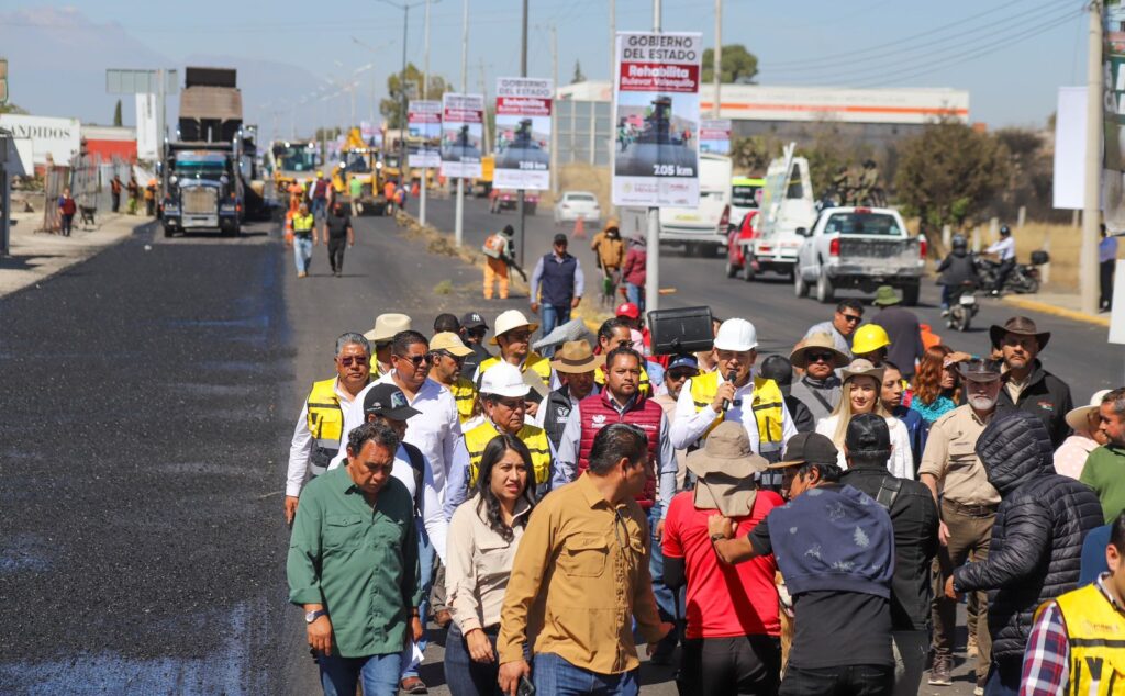 Gobierno del Estado, gobierno Federal, Alejandro Armenta, Bulevar Valsequillo, proyectos de conectividad