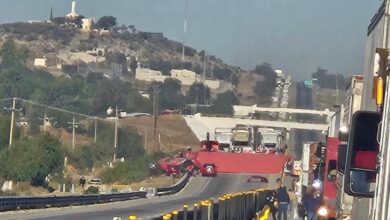 volcadura, tractocamión, Acatzingo, Puebla-Orizaba, Guardia Nacional, Capufe