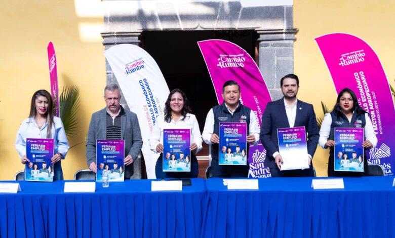 Feria del Empleo, perspectiva de género, San Andrés Cholula, Lupita Cuautle