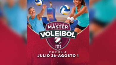 Gobierno de la Ciudad, Gobierno de Puebla, Festival Máster de Voleibol 2026