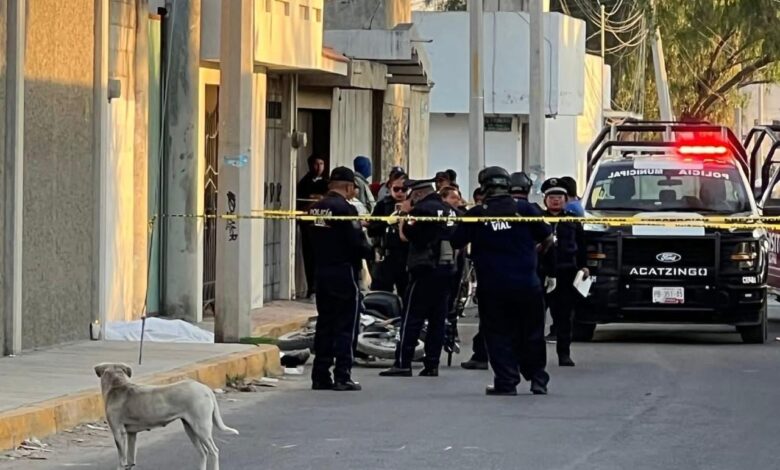 accidente, choque, motociclista, Acatzingo