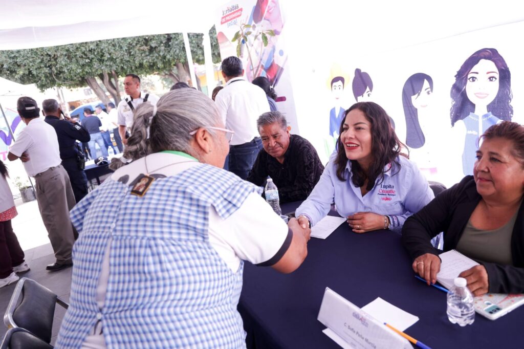 Lupita Cuautle, San Andrés Cholula, Jornada de Proximidad Social