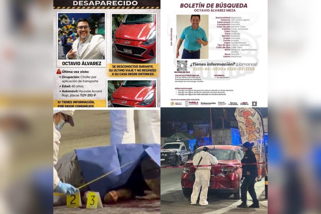 homicidio, Farmacias Guadalajara, San Bernabé Temoxtitla, FGE, Octavio Álvarez Meza, Uber, chofer de plataforma
