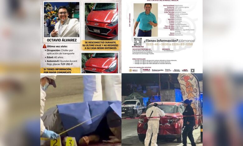 homicidio, Farmacias Guadalajara, San Bernabé Temoxtitla, FGE, Octavio Álvarez Meza, Uber, chofer de plataforma